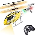 TERRAMUS Remote Control Helicopter for Kids,Altitude Hold RC Helicopters with Gyro & LED Light,2.4GHz Radio Controlled Aircraft Indoor Toy with 3.5 Channel,High&Low Speed,Gift for Boys Adults Beginner