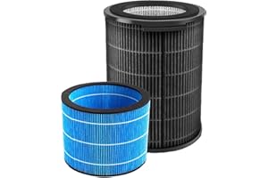 DAODEFUL FY3437 FY3455 zestaw filtrów zamiennych do Philips AC3737/10 Series 3000 2 w 1 oczyszczacz powietrza i nawilżacz powietrza zamiennik H13 HEPA + filtr z węglem aktywnym i filtrem nawilżającym (filtr