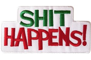 ELLU Sew/Iron On Patch Clothes Jacket Biker Motorcycle Motorbike Embroidered Badge