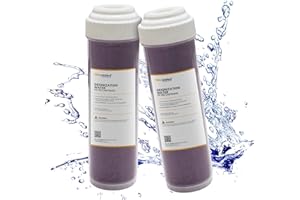 FILTERELATED DI Cartridge Replacement for DI car wash Spot Free car wash System Mixed Bed DI Ion Exchange Resin Colour-Changing Purple Resin (Replacement DI Cartridge (2-Pack))