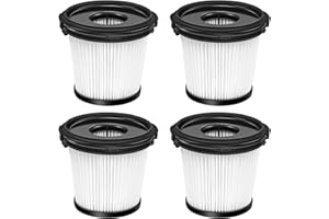 NIXOOT 4 Stück Filter Ersatzteile für Shark Detect Pro IW3611DE / IW3612EU / IW1611DE/ BU3521EU/ BU1120EU Kabelloser Staubsauger, Waschbarer Filter für Filtern Staubbehälter Staub und Verunreinigungen