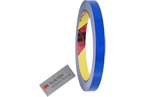 INDIAN STORE 24 3M 610C - Cinta reflectante (3M 610C azul, 15 mm x 10 m)