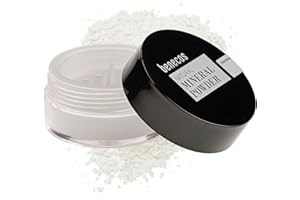 ‎BENECOS Benecos Natural Mineral Powder translucent - loses Puder mit innovativem Dreheinsatz - mattierendes Finish - transparent - mit Bio-Rizinusöl & Vitamin E - talkfrei & vegan - 6g