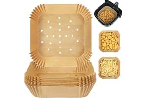 NIKO´S SHOP N S PAPIEROWA POWIETRZNA TACA DO POWIETRZNEGO (KWADRATOWY PIECZNIK KUCHNIA Z PIECZNIKA) 20-25 cm x 4,5. NAJLEPSZE GOTOWANIE ZDROWSZE.