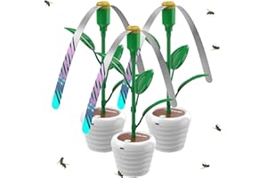 FANDLISS Anti Mouche Ventilateur Mouche Table, Anti Mouche Interieur sans Additifs Chimiques, Ventilateur Anti Mouche de Table Plié et Suspendu pour Cuisine, Camping, Repas en Famille