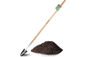 Growers Own Stainless Steel Long Handled Garden Trowel – Heavy Duty Planting Tool for Digging & Transplanting. Comfortable Ashwood Handle. Durable Garden Tool for Beginners & Professional Growers