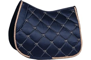 ‎MARENGOS Marengos - Schabracke Sevilla | Schabracke mit Schaumstoff-Füllung | Barockschabracke inkl. Zierkordel | schnell trocknend & atmungsaktiv | Warmblut Schabracke für Dressur & Vielseitigkeit