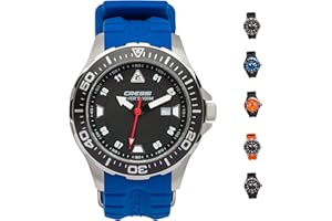 Cressi Manta Watch - Orologio Professionale Subacqueo 100 m/10 ATM, Unisex Adulto