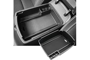CDEFG Compatible with Kia Sportage QL 2016-2020 Centre Console Storage Box Glove Box Armrest Multifunctional Storage Car Centre Console Organiser Tray with Non-Slip Mats Accessories