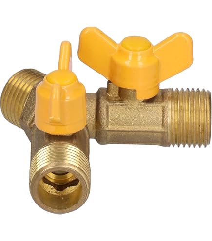 Connettore A 3 Vie In Ottone Per Tubi 10mm - Valvola A Sfera Per Acqua, Gas, Olio - Foto 10