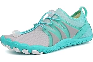 Teechodina Unisex Traillaufschuhe Herren Damen Wanderschuhe Barfußschuhe Laufschuhe Knit Sneaker Fitnessschuhe Fivefinger Zehenschuhe