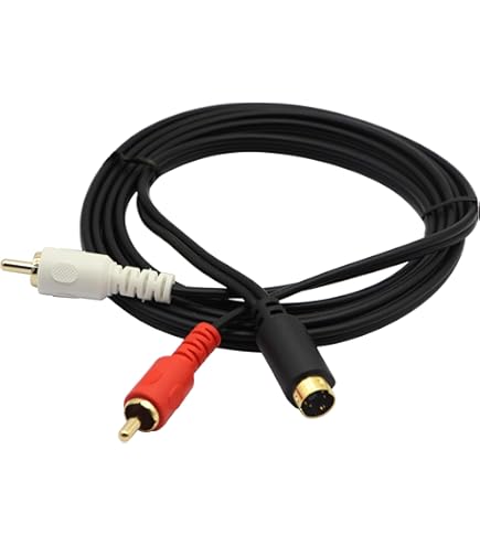 Splitterkabel SVHS auf BNC, 4-poliger SVHS-Stecker auf doppelte BNC-Buchse, S-Video-Adapter, S-Video-Stecker für CCTV-Kameras, Verstärker, Koaxialkabel