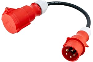 UNITEC CEE adapterkabel, 16/32A 0,5 m kabel, H07RN-F5G2.5qmm