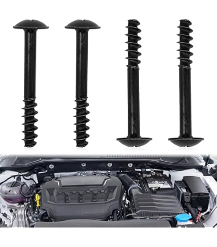 Zhengmy 4 Pcs Air Cleaner Fastener Air Filter Housing Screws Compatible