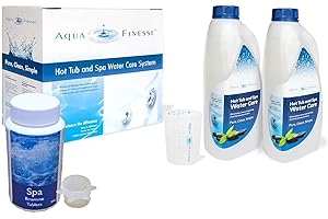 AQUA FINESSE Aquafinesse & Bromine Tablets | Hot Tub Spa Eco Skin Friendly Water Treatment