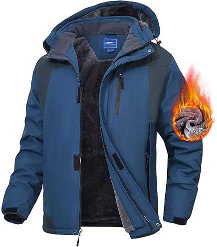 Heren Winterjas,Heren Warme Wollen Jas, Verwijderbare Dubbele Heren Winterjas,Heren Warme Wollen Jas, Verwijderbare Dubbele