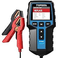 TOPDON BT200 12V 24V Batterietester, 100-2000 CCA Autobatterie Tester, batterie tester auto Lade-Anlasser-System Autoatterie 