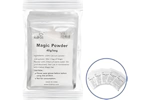 Kiditos Magic Water Elf Powder Refill, Aqua Fairy Water Gel Kit Powder Refill, 5 Packs