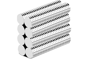 Aenienoe 200 Pack Magnets Strong 5x1mm Mini Magnets Small Neodymium Magnet for Crafts Round Magnet for Miniatures for Whiteboard Board Fridge