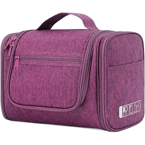 Bemoua Premium Kulturtasche Damen – Wasserabweisend, 19,5x17 Cm, Elegantes Design, Großer Stauraum