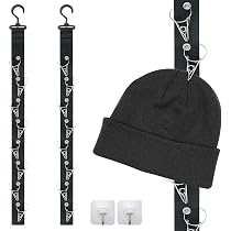 XiangJunly 5 Pezzi Porta Cappelli da Porta Espositore Cappelli, Organizer per Appendi Cappelli
