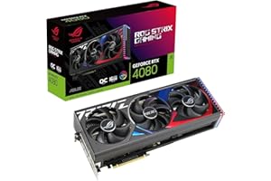 Asus Rog Strix Geforce Rtx 4080 Oc Edition 90YV0IC0-M0NA00 Karta Graficzna, Czarny, 16 GB