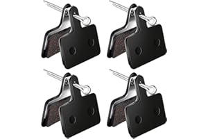 Zeawavsl 4X Fahrrad Bremsbeläge, Resin Scheibenbremsbeläge Hochleistungs-Bremsbeläge für Mountainbike Scheibenbremse, Fahrrad