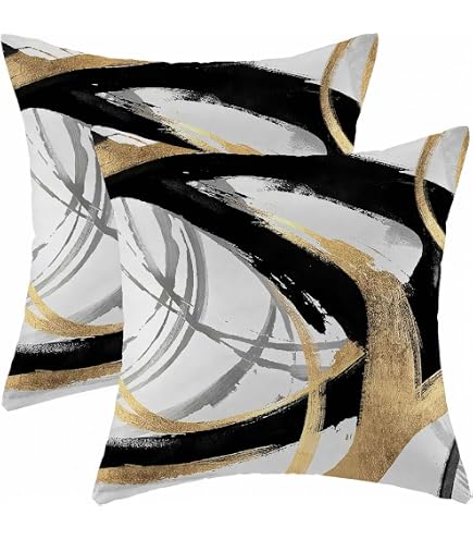 CaliTime Confezione da 2 federe decorative per cuscini, 45,7 x 45,7 cm, in morbido pile colorato, motivo floreale con dalia, semplici tratti, per divano, letto, divano, decorazione, viola scuro