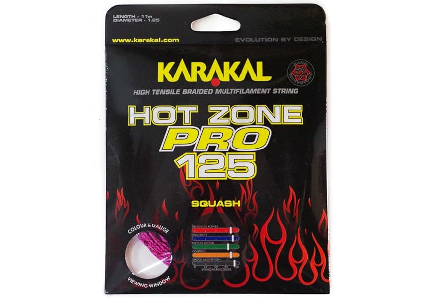 Karakal Hot Zone Pro 125 Squash String Set