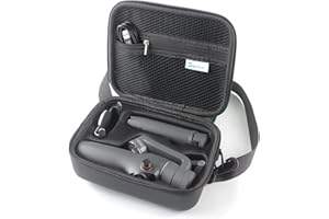 SKYREAT OM 6 Bolsa de Transporte, Caja de Almacenamiento Bolso de Viaje para dji OM 6 Gimbal estabilizador Accesorios, Negro, Osmo Mobile 6 Tasche, Ajuste dji OSMO Mobile 6 Combo