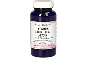 Gall Pharma L-Arginin / L-Ornithin / L-Lysin 4:3:4 GPH Kapseln, 100 Kapseln