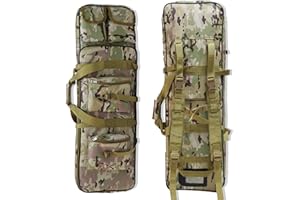 DFANCE Funda de Almacenamiento para Escopeta Funda Escopeta Mochila Táctica de Caza para Rifle de Rifle Mochila para Carabina,Duradera,Almacenar o Transportar Rifles Individuales