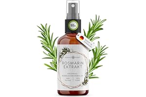‎NORDIC PURE Rosmarinwasser 100ml | Für Haut & Haare von Nordic Pure | Vitalisierendes Rosmarin-Extrakt zur Pflege von dünnem, trockenem & brüchigem Haar | Rosmarin Hydrolat ohne Öl