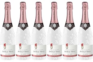 Arthur Metz - Crémant ICE Demi-sec Rosé 11.5%, Méthode traditionnelle, vieilli sur lattes (6 x 0,75 L)