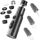 360&deg; Swivel Kitchen Tap Aerator, Adjustable 2 Modes Water Outlet, with 5 Adapters 0.787/22/24 mm, Anti-Splash Device Tap with