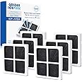 6 Pack Fresh Air Refrigerator Air Filter Replacement for LG LT120F LFX31925SW LFX31925SB Kenmore 469918