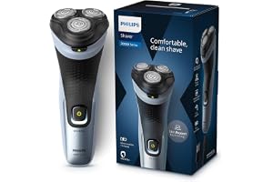 Philips World's No.1 Electric Shaver for Man|3D SkinProtect Flex Heads|Trimmer Pop-out|27 Self-Sharpening Blades|ComfortCut|100% Waterproof|45 Mins Runtime|2yr warranty|X3063/03