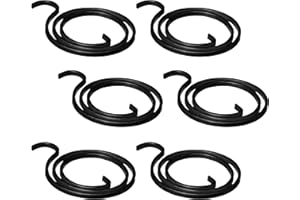 SAMTEK 6Pcs Door Handle Springs - 2.5 Turn Coil Door Handle Spring Repair Kit Replacement Springs for Doors - 2.5mm Thick Home Door Handle Internal Coil Repair Spring, Spring Replacement for Doors