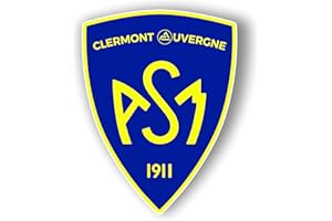 France Blasons Clermont Auvergne Rugby ASM Sticker, Autocollant, Plusieurs Tailles