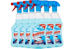 Windolene Glass & Shiny Surfaces Diamond Shine, Pack 6 x 500ml, Streak-Free Cleaning for Windows, Window cleaner & Glass cleaner