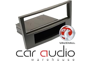 T1 Audio T1-VX06 - Vauxhall Astra H 2004 -2009 - Car Stereo Single Din Fascia Facia Plate Panel (GUN METAL)