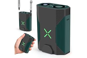 Uplayteck Taillen Clip Ventilator Mini, 100 Geschwindigkeiten, 165g, leicht und tragbar, 36000 U/min hohe Drehzahl, Der Körper fühlt sich schnell kühler an, für Reisen und Outdoor(Olivgrün)