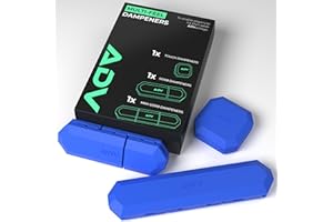 ADV Tennis Vibration Dampener - Set of 3 - Ultimate Shock Absorbers for Racket and Strings - Premium Quality, Durable, and 100% Reliable - Poly-Silicone Material Technology