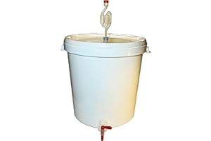 MACWE Depósito de cerveza y fermentación de 30 litros para la producción de cerveza, vino o mosto