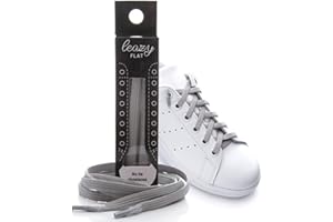 leazy Cordones Elásticos sin Nudo para Zapatillas - Anclaje Sencillo en las Puntas - Cordones sin Atar para Niños y Adultos