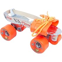JJ JONEX Super Tenacity Orange with Brake Adjustable Quad Roller ...