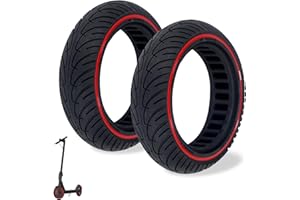 ALOSKART 8,5 Pollici Ruota Monopattino Elettrico 8 1/2x2, Ruote Piene per Xiaomi M365 Mi 1S Pro 2, Gomme Monopattino 8,5 Pollici, Gomme Piene Monopattino 50/75-6,1, Pneumatico Tubeless