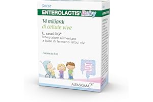 Enterolactis Baby Gocce flacone da 8ml: equilibrio intestinale per neonati e bambini da 1a 4 anni