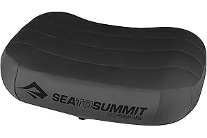 Sea to Summit Aeros Oreiller de Voyage Gonflable de qualité supérieure, Taille L (41,5 x 27,9 cm), Gris