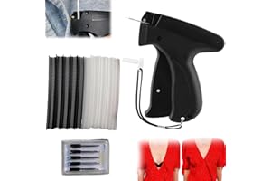 LUYLMO Schnelles Fixiergerät für Kleidung, Stitchy Quick Clothing Fixer, Mini Quick Repair Garment Sewing Machine, Instant Button Garment Connector, Micro Tagging Stitch Tool for Clothing (Schwarz)